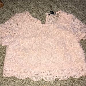 forever21 floral crop top